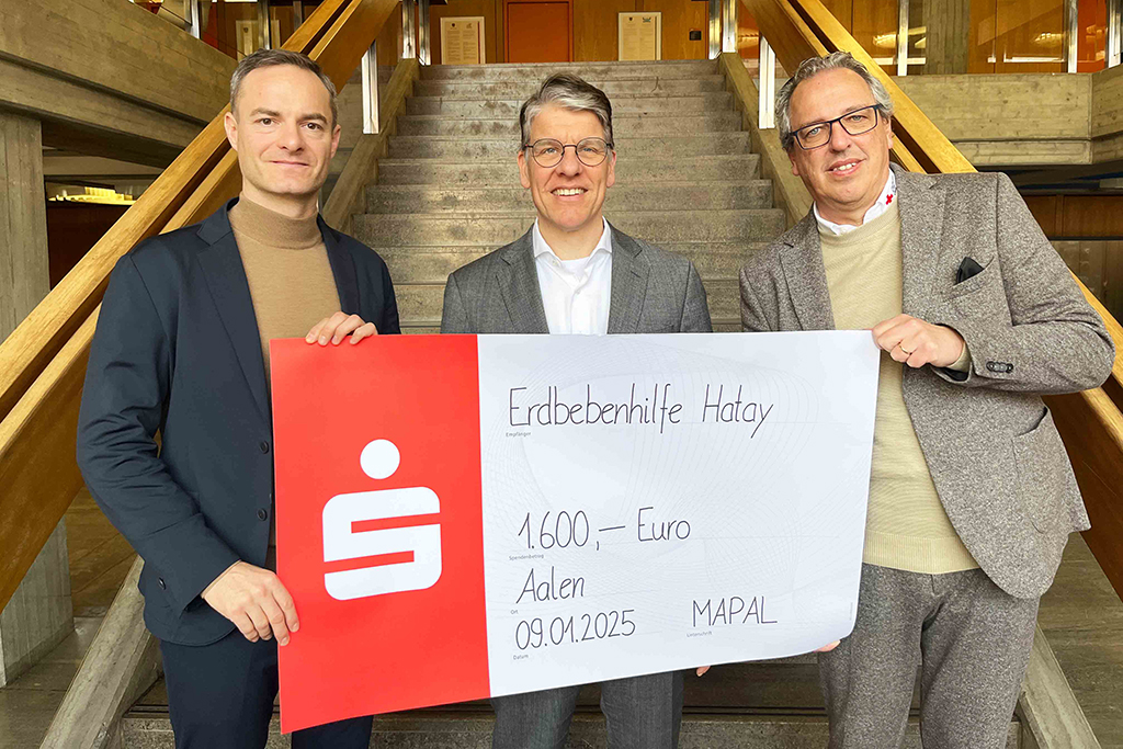 Donations from MAPAL go to the Hatay earthquake relief organization and the Kocherladen Aalen